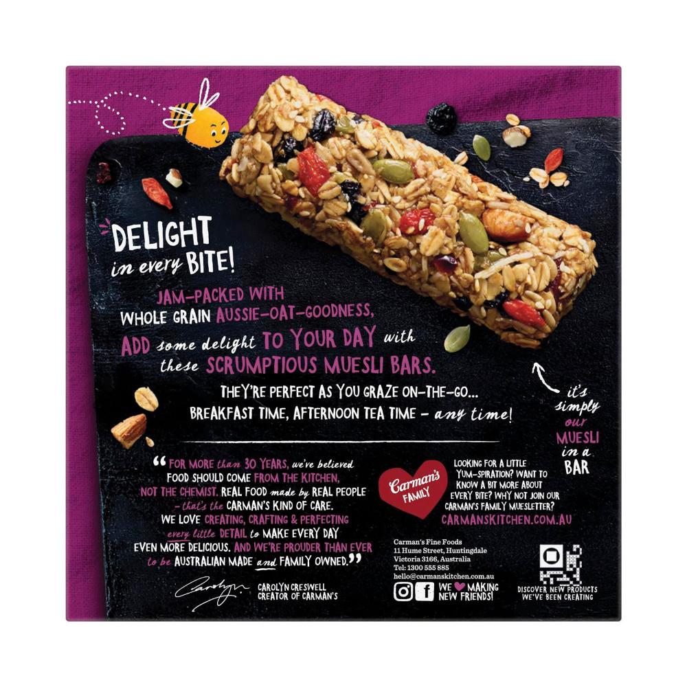 Carman's Super Berry Muesli Bar - 270g