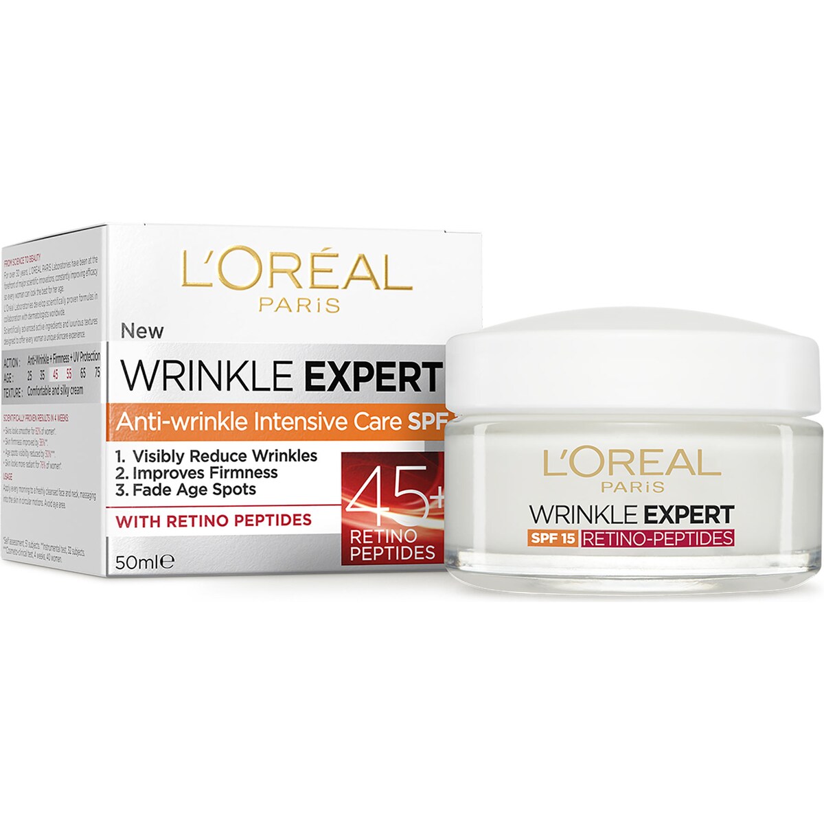 L'oreal Paris Wrinkle Expert Spf15 Cream 45+ 50ml
