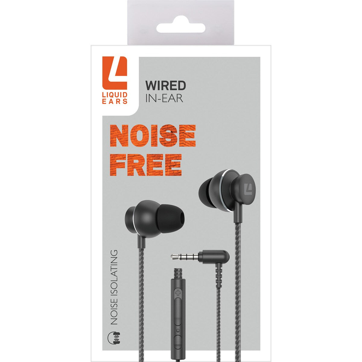 Liquid Ears Noise Free Wired In-ear Earphones Assorted Each