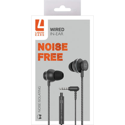 Liquid Ears Noise Free Wired In-ear Earphones Assorted Each