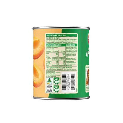 SPC Canned Fruit Apricot Halves In Juice - 825g