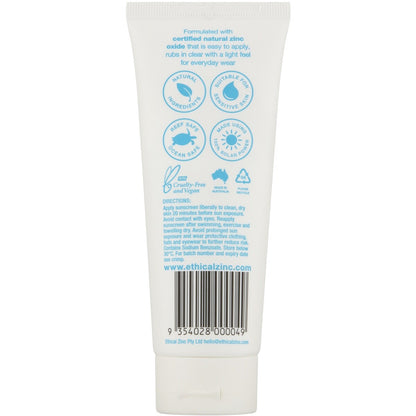 Ethical Zinc Daily Wear Light Sunsreen Spf50+ 100g