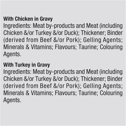 Dine Fresh & Fine In Jelly - 4x With Chicken & 2x With Turkey 50g X6 Pack
