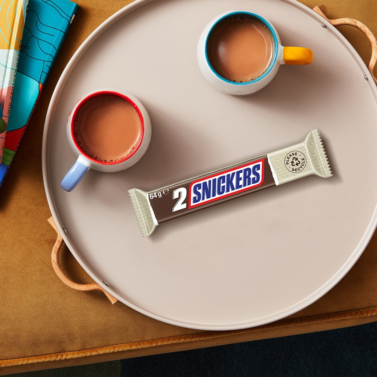 Snickers Milk Chocolate Bar Peanuts Caramel Nougat 2 Pieces 64g