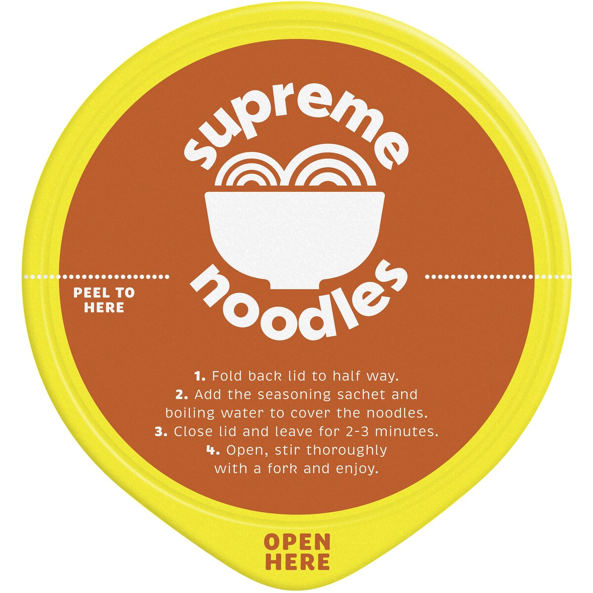 Supreme Noodles Cup Oriental Flavour 70g