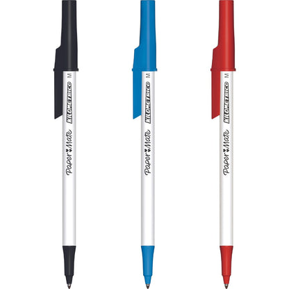 Paper Mate Kilometrico Ballpoint Pens Assorted Colours 10 Pack