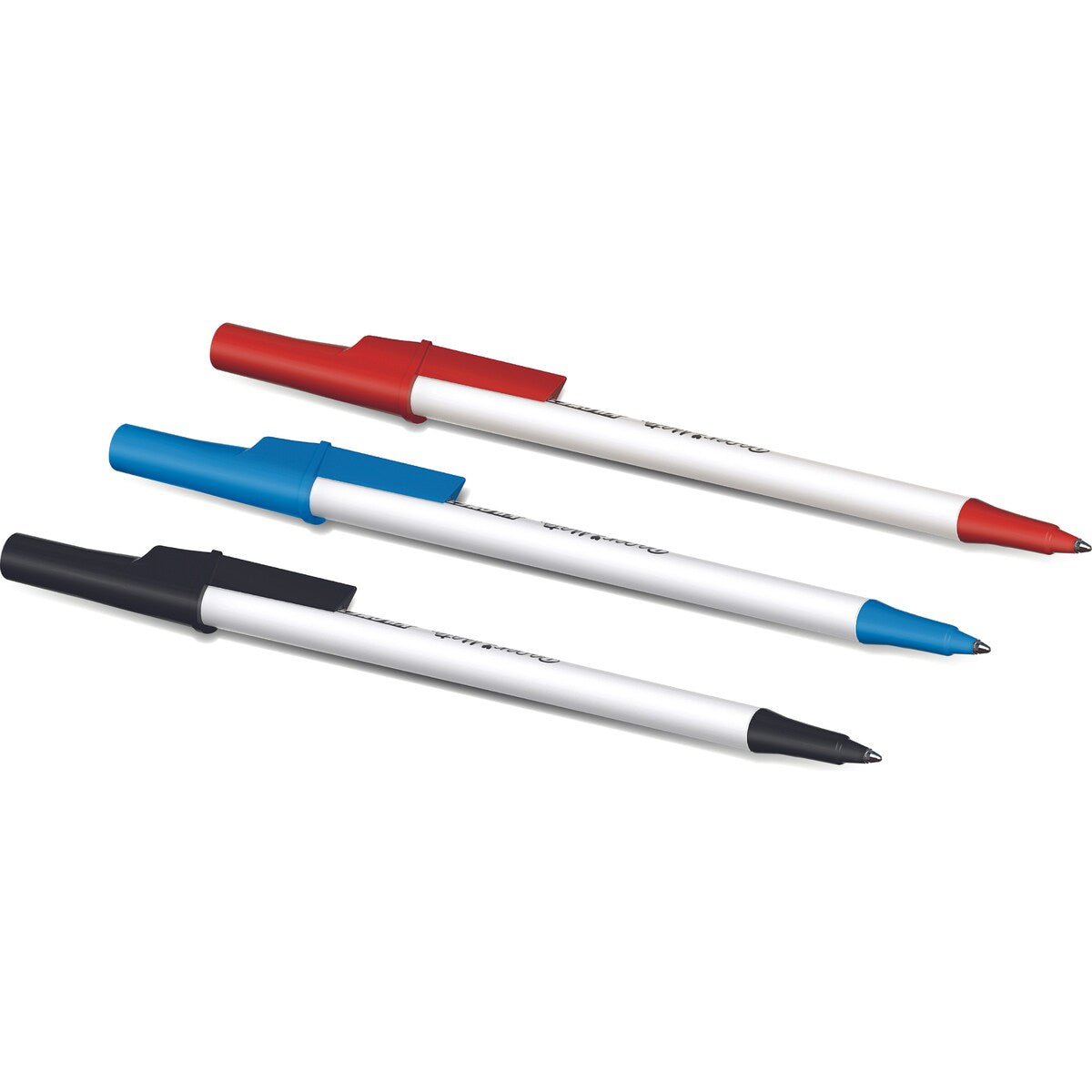 Paper Mate Kilometrico Ballpoint Pens Assorted Colours 10 Pack