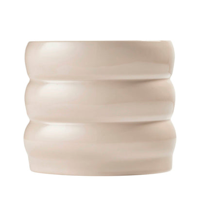 Borralheira Indoor Ceramic Pot - 180 x 155mm - Smooth Bone