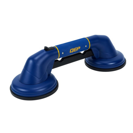 QEP ProMAXGrip Double Suction Cup - 80kg - 120 x 340mm - Black