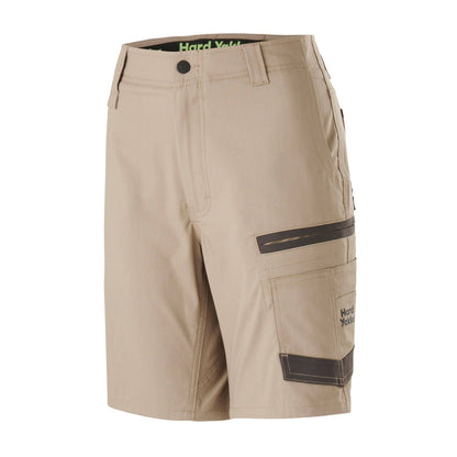Hard Yakka Women's Raptor Mid Shorts - Size 8 - Desert