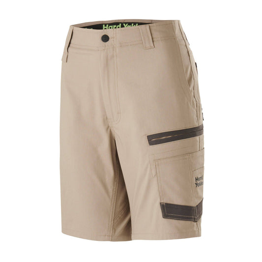 Hard Yakka Women's Raptor Mid Shorts - Size 8 - Desert