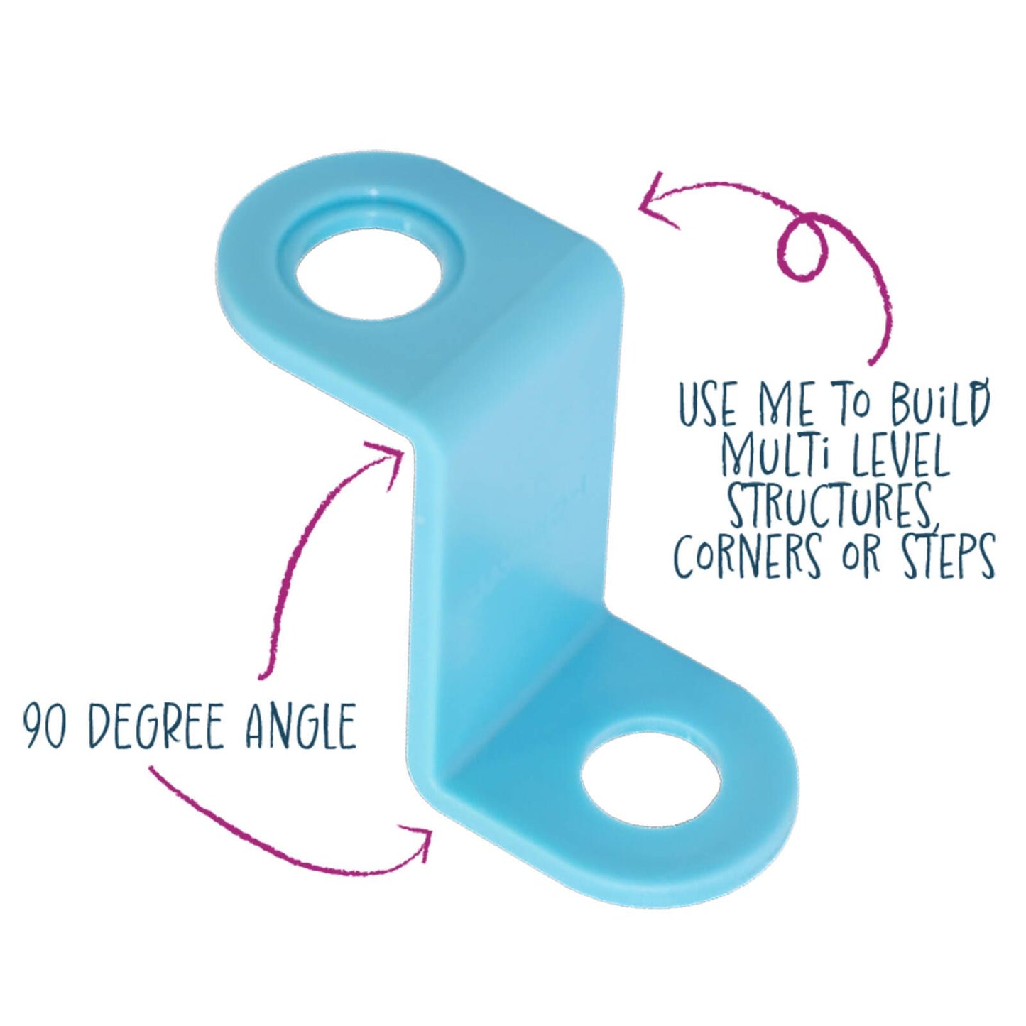 I Create Step Brackets - 165 x 55mm - 4 Pack