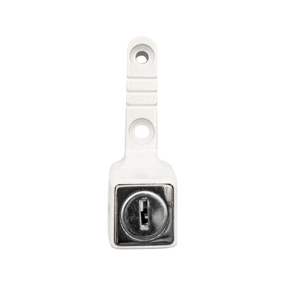 Remsafe White Lylock Push Lock - 22 x 77mm