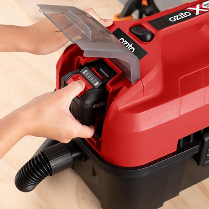 Ozito PXC Cordless Wet and Dry Vacuum Inflator - 10L - Skin Only