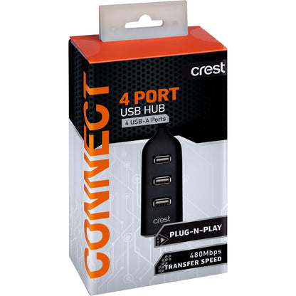 Crest 4 Port Usb Hub Each