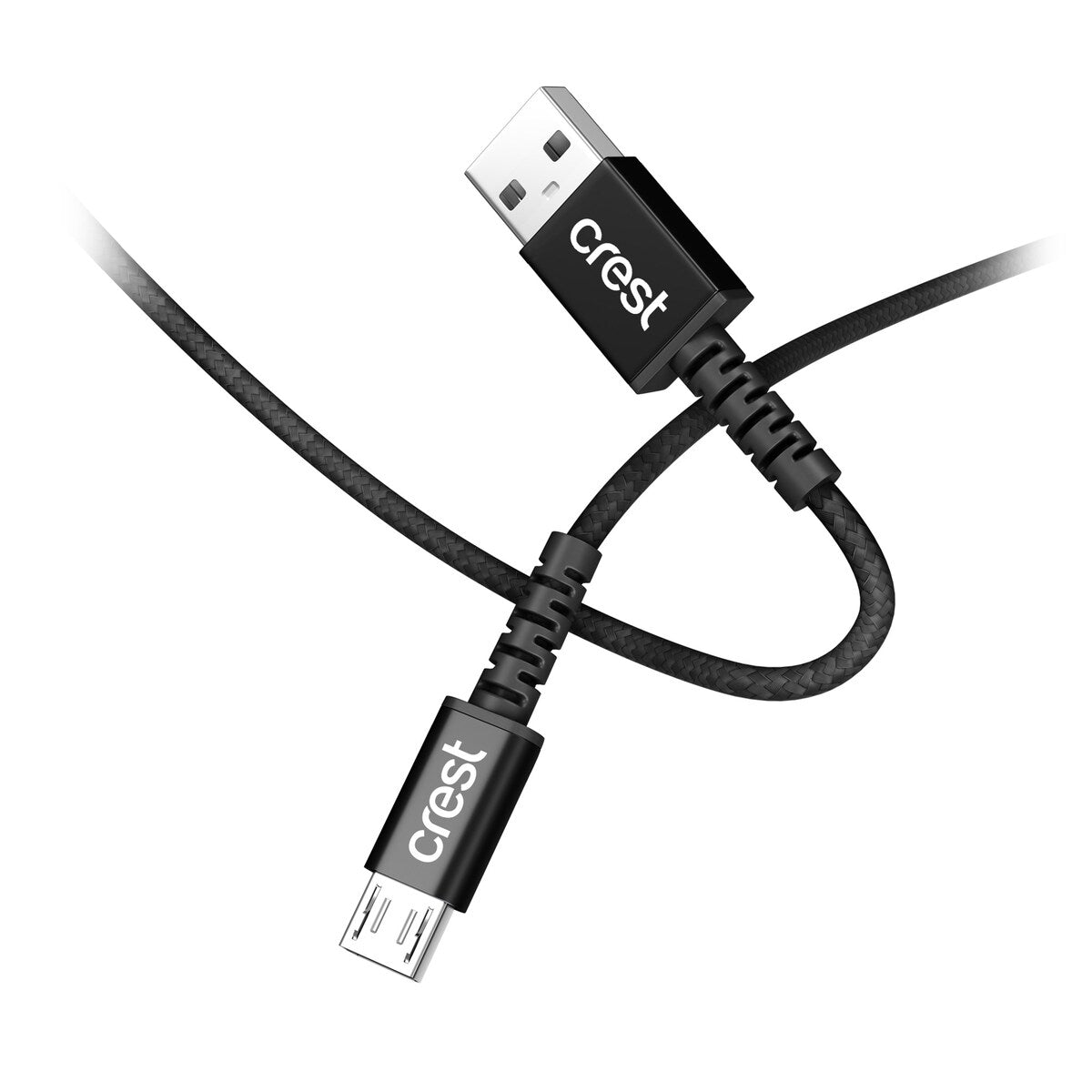 Crest Micro USB to USB-A 1.5m Braided Cable each