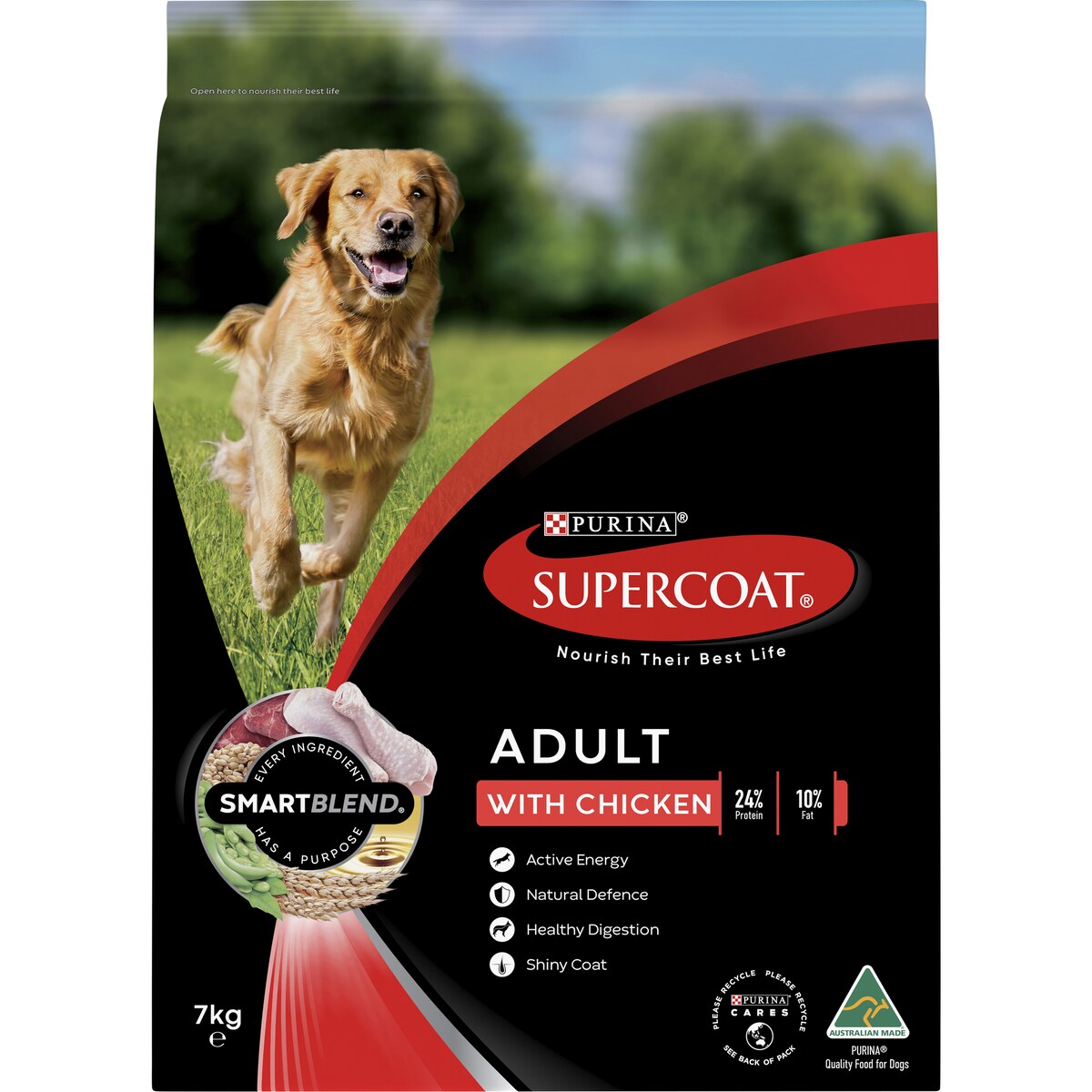 Supercoat Adult Chicken Dog Food 7kg