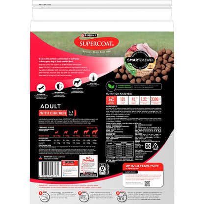 Supercoat Adult Chicken Dry Dog Food 7kg