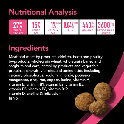 Supercoat Puppy With Chicken Dry Dog Food 2.6kg