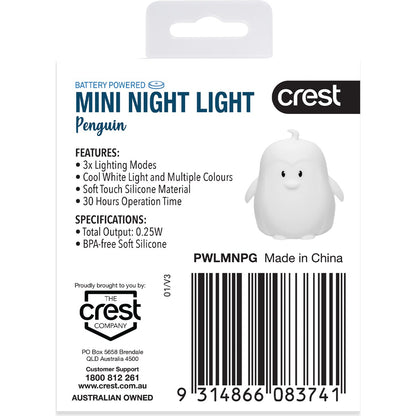 Crest Mini Night Light - Assorted Each
