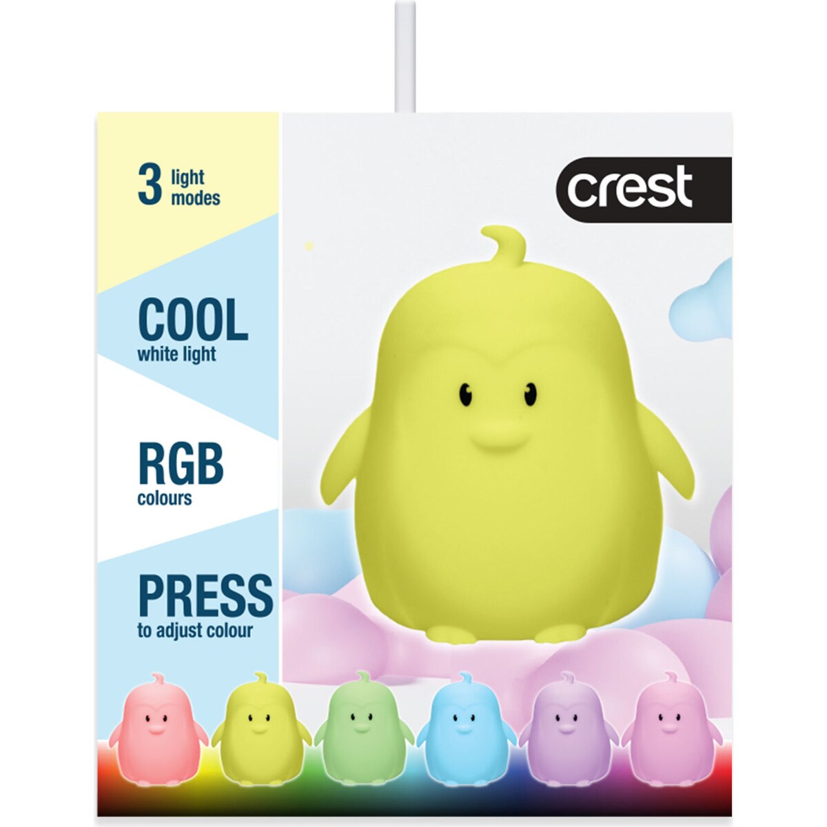 Crest Mini Night Light - Assorted Each