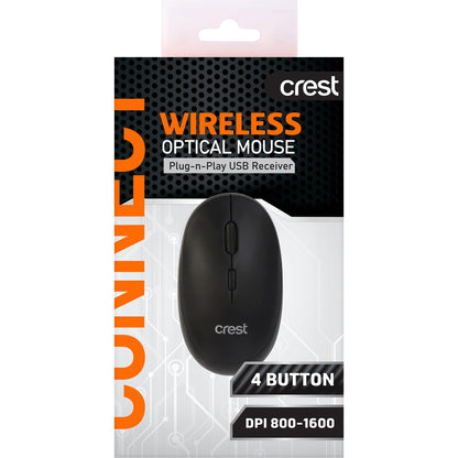 Crest Wireless Optical Mouse Each
