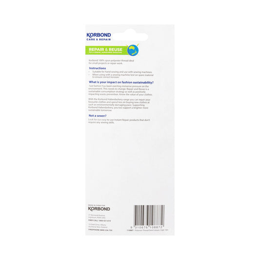 Korbond Thread Selection Dark - 12 PACK