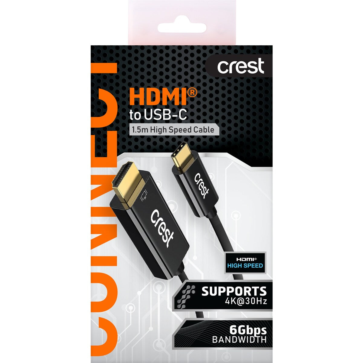 Crest Hdmi To Usb-c 1.5m High Speed Cable Each