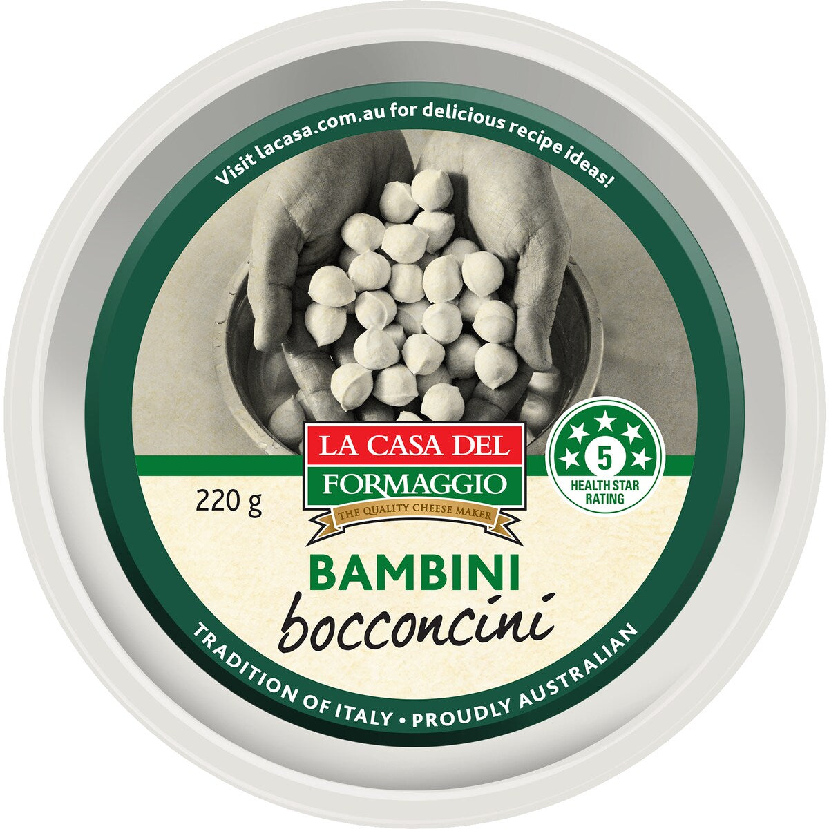 La Casa Del Formaggio Bambini Bocconcini 220g
