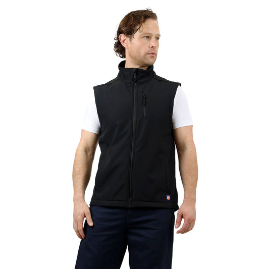 Citeco Black Soft Shell Vest - 2XL