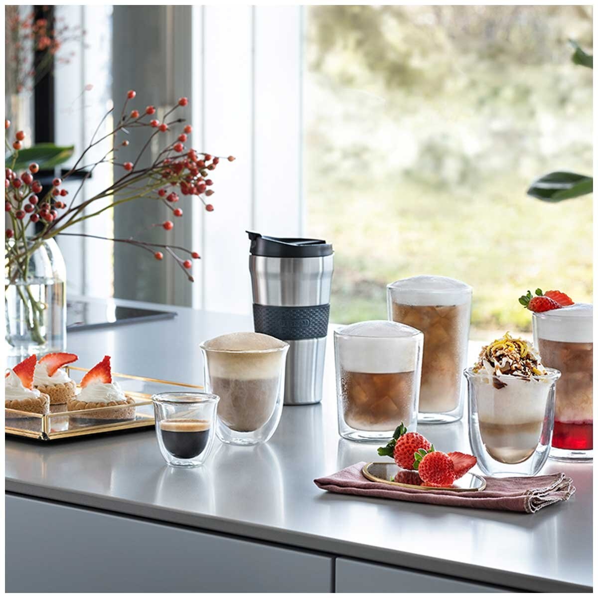 De'Longhi Eletta Explore Automatic Coffee Machine ECAM45055G Grey 1.8L 1450W