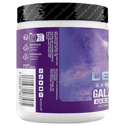 LevLUp Gaming Booster Galaxy Edition Açai Blueberry Pomegranate 2 x 320g