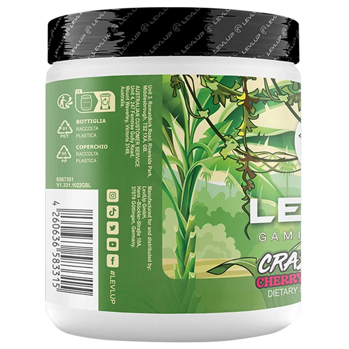 LevLUp Gaming Booster Crazy Monkey Cherry Banana 2 x 320g