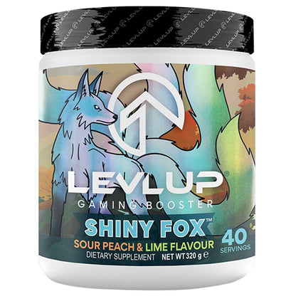 LevLUp Gaming Booster Shiny Fox Sour Peach And Lime 2 x 320g
