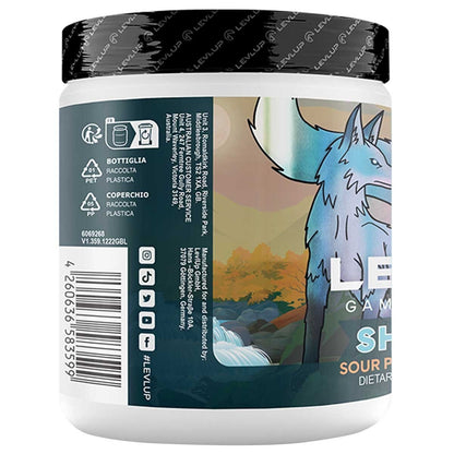 LevLUp Gaming Booster Shiny Fox Sour Peach And Lime 2 x 320g