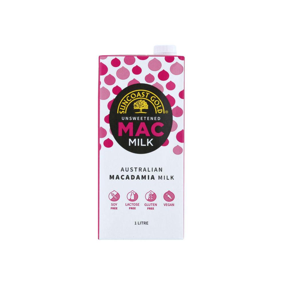 Suncoast Gold Macadamia Unsweetened Long Life Milk 1l - 1L