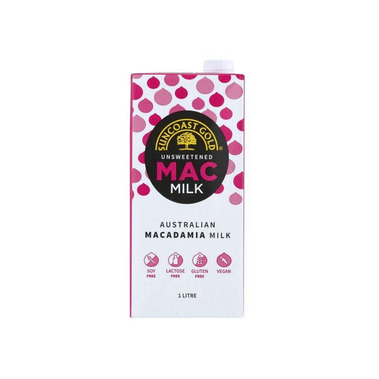 Suncoast Gold Macadamia Unsweetened Long Life Milk 1l - 1L