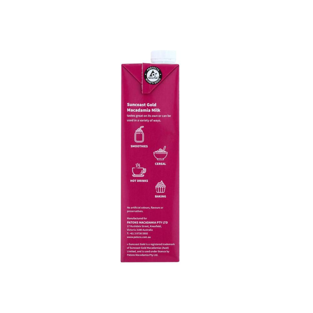 Suncoast Gold Macadamia Unsweetened Long Life Milk 1l - 1L