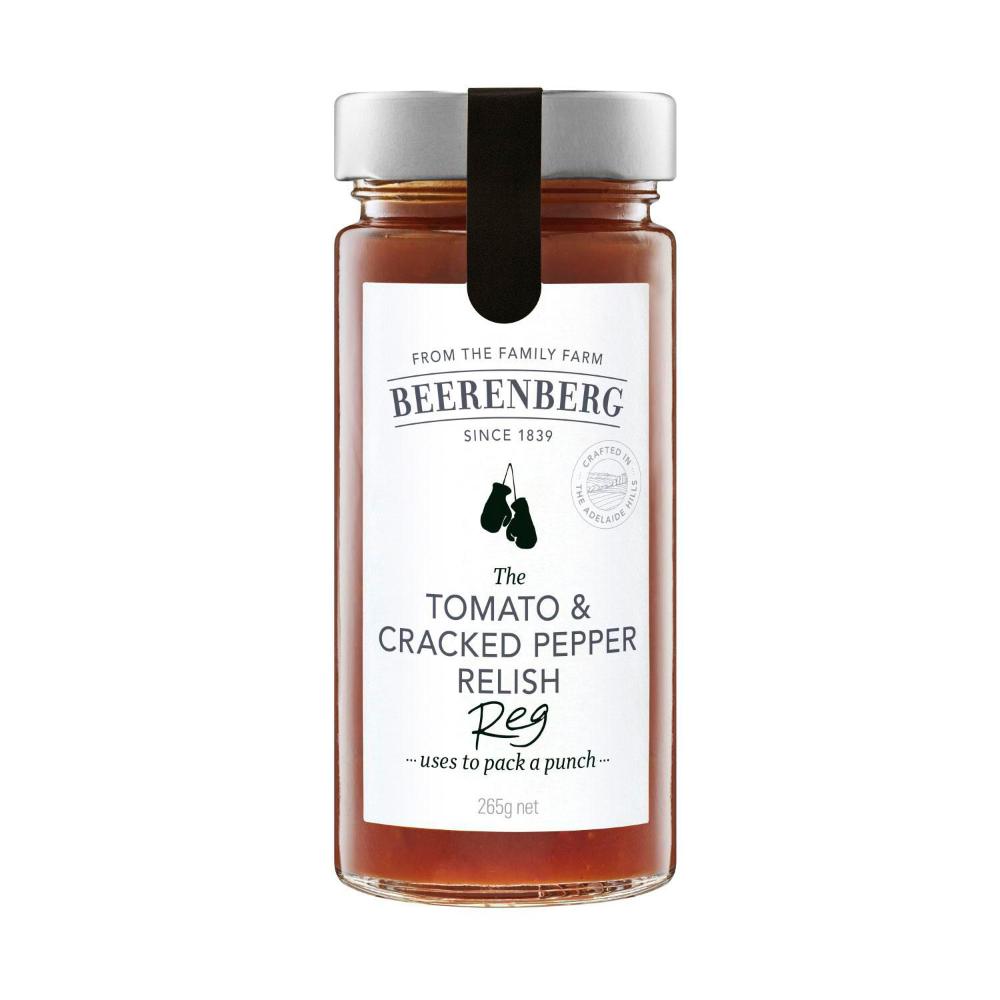 Beerenberg Tomato And Cracked Pepper Relish - 265g