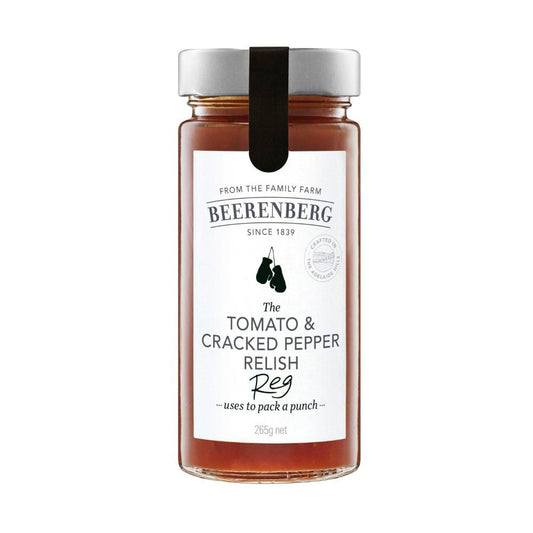 Beerenberg Tomato And Cracked Pepper Relish - 265g