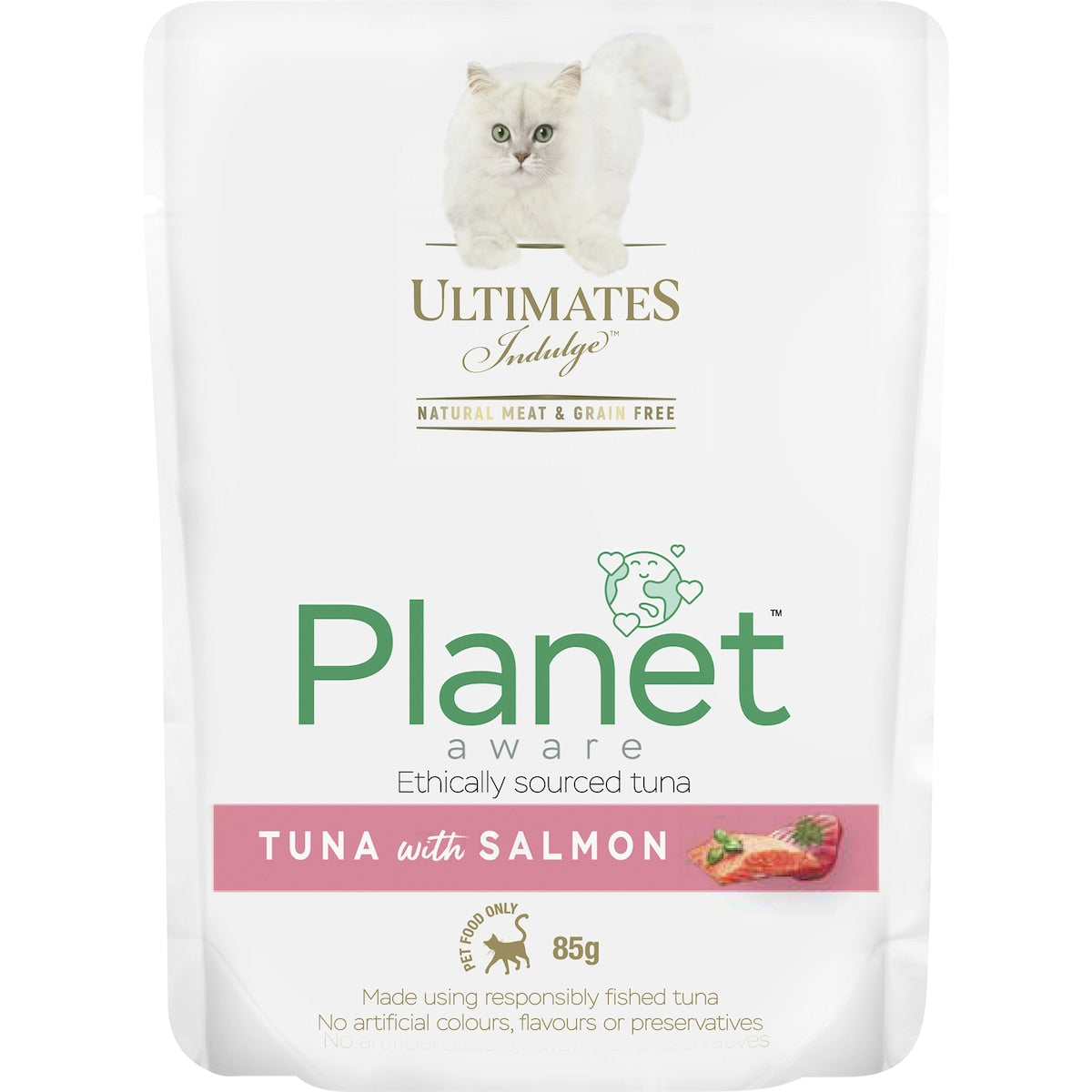 Ultimates Indulge Planet Friendly Tuna With Salmon 85g