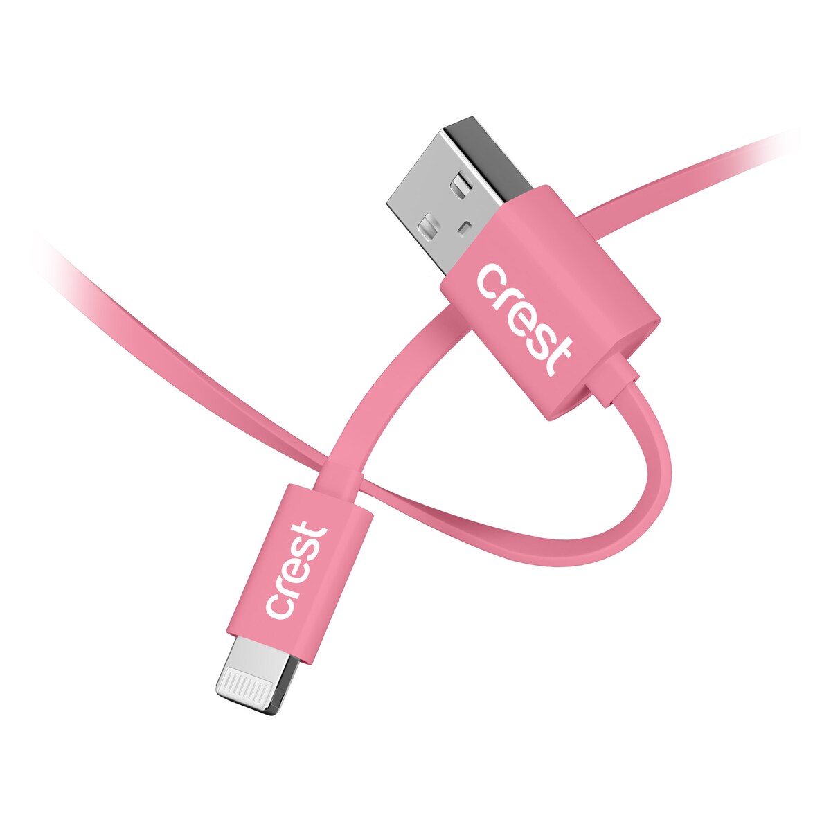 Crest Lightning to USB-A 1.2m Flat Cable each