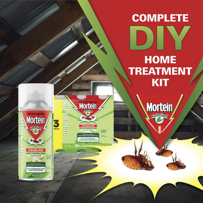 Mortein Naturgard Eucalyptus Crawling Insect Control Bomb 3 pack