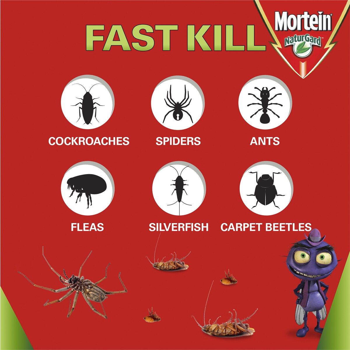 Mortein Naturgard Easy Reach Crawling Insect Spray 320g