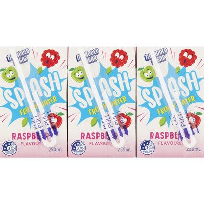 Splash Fruity Water Raspberry Flavour 250ml x 6 Pack