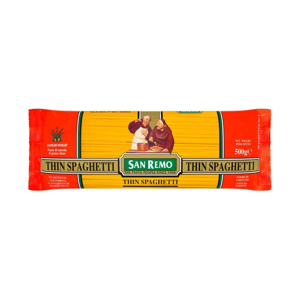 San Remo Pasta Thin Spaghetti - 500g