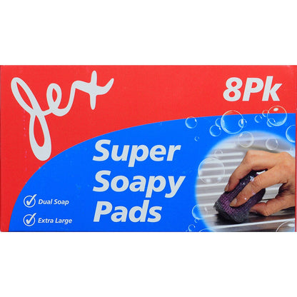 Jex Steel Wool Soap Pads 8 pack