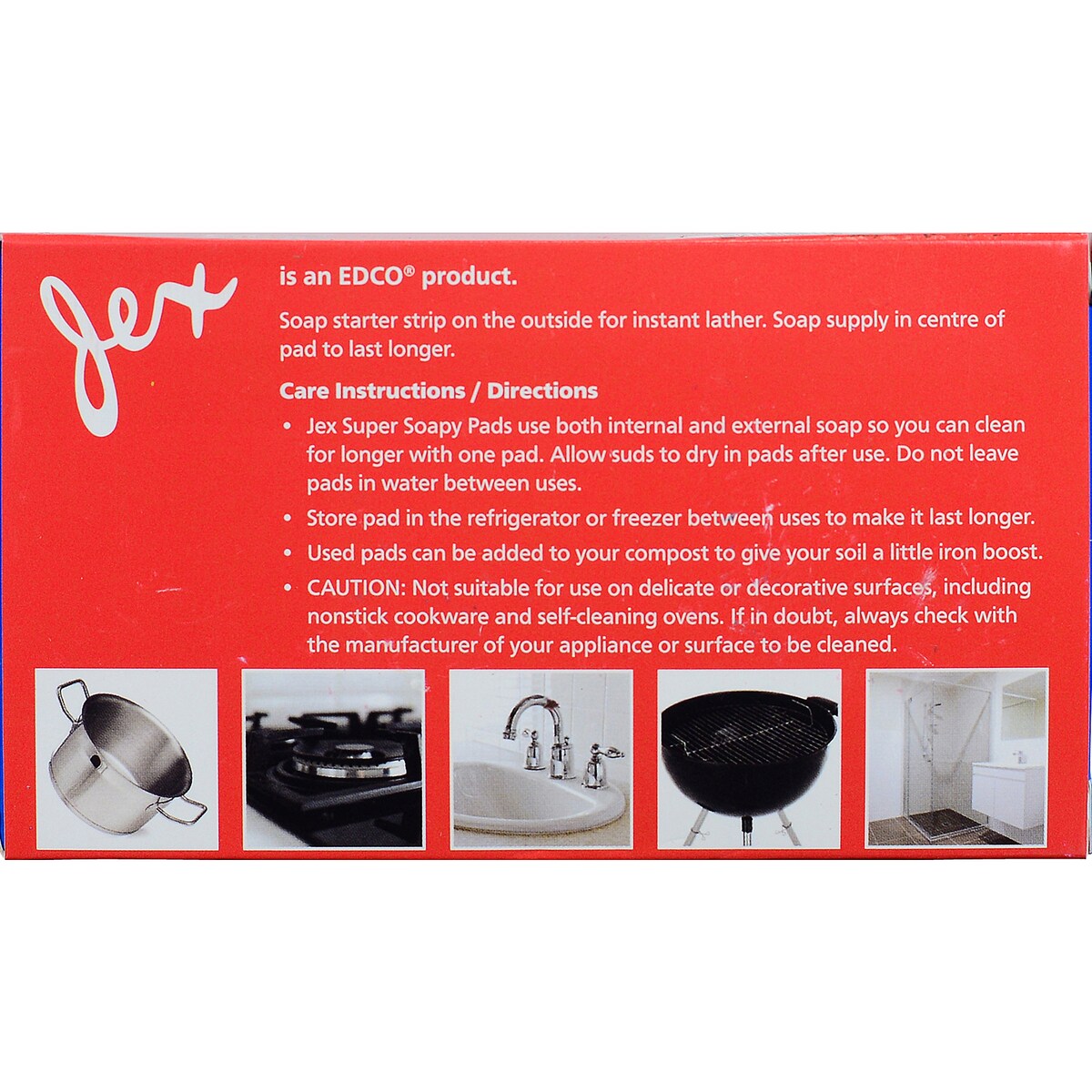 Jex Steel Wool Soap Pads 8 pack