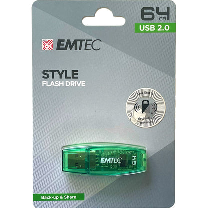 Emtec Style Flash Drive 64gb Usb 2.0 1 Pack