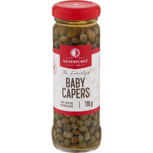 Sandhurst Baby Capers In Wine Vinegar 110g